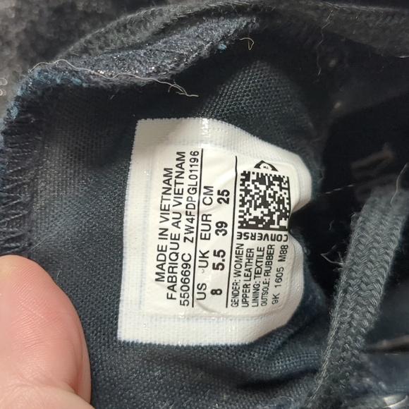 Converse All Star glitter Wedge Sneakers - Picture 6 of 12